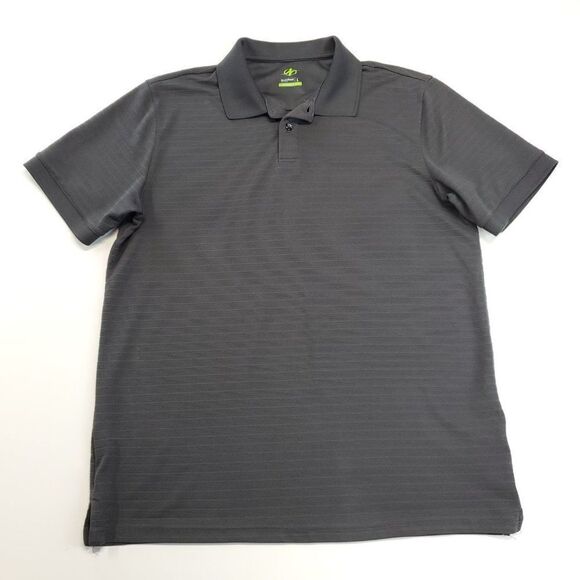 Nordic Track Men's Athletic Fit Polo Shirt Gray Short Sleeve A Size Large - Picture 1 of 12